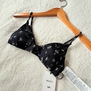 RVCA Sprinkle Trilette Bikini Top (NWT)